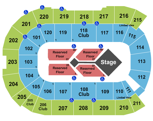 Angel of the Winds Arena Casting Crowns Seating Chart