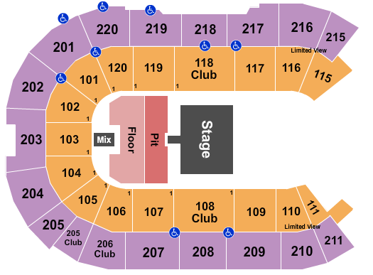 Angel of the Winds Arena Seating Chart