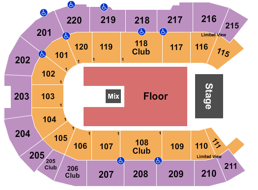 Angel of the Winds Arena seating chart event tickets center