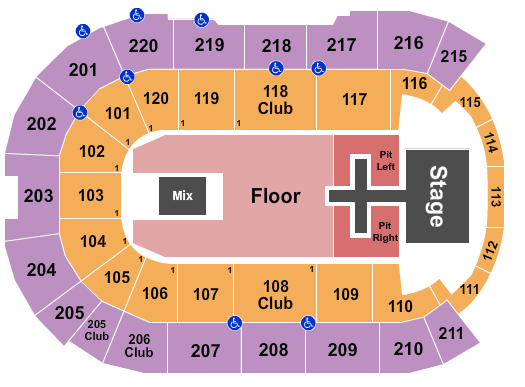 Angel of the Winds Arena Phil Wickham Seating Chart