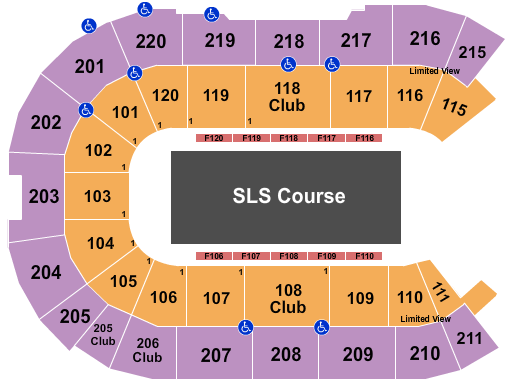 Angel of the Winds Arena Skateboarding Seating Chart