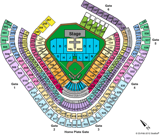 Angel Stadium Brothers of the Sun Seating Chart