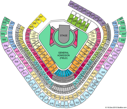 Angel Stadium U2 Seating Chart