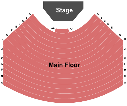 Angus Bowmer Theatre - Oregon Shakespeare Festival Seating Map