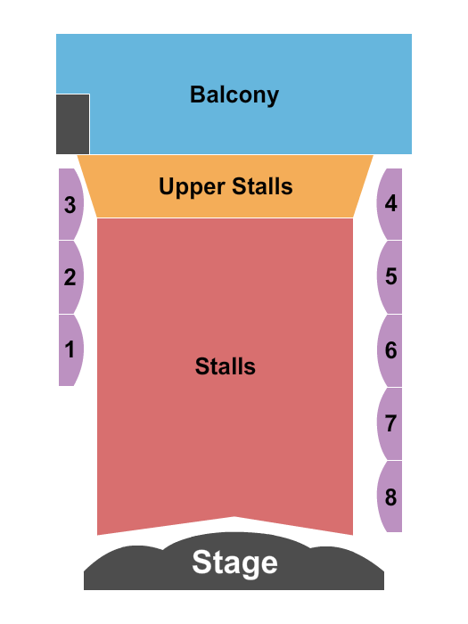 Anita's Theatre End Stage Seating Chart