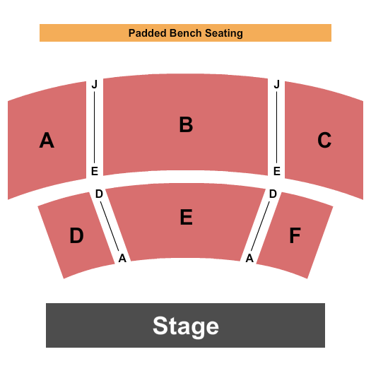 Anne Dean Turk Fine Arts Center Endstage Seating Chart