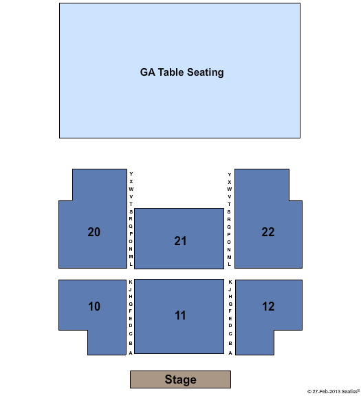 Annette Strauss Square End Stage Seating Chart
