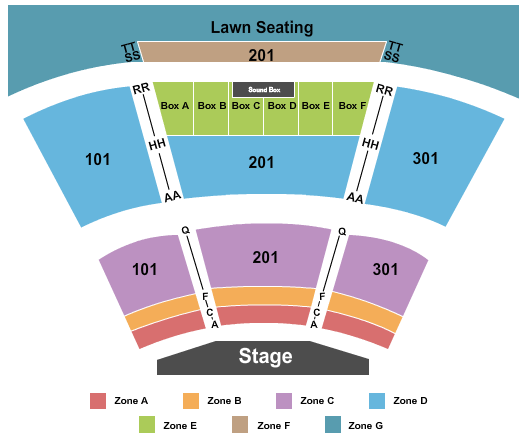 Anselmo Valencia Tori Amphitheater End Stage Zone Seating Chart