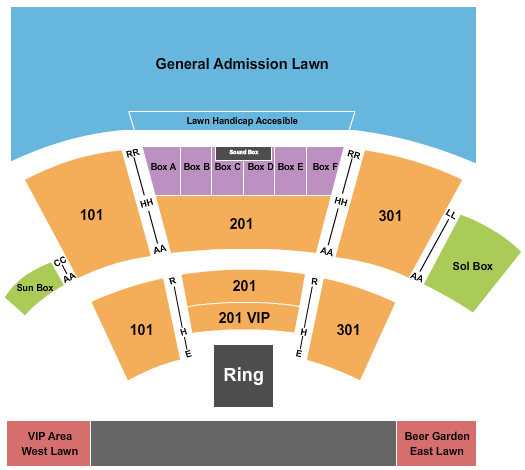 Anselmo Valencia Tori Amphitheater Endstage Ring Seating Chart