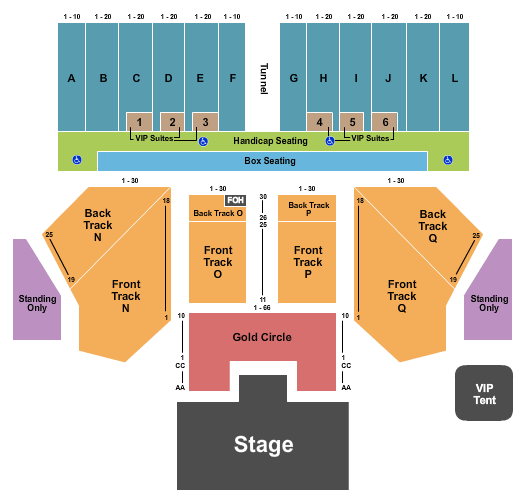 AV Fair & Event Center Endstage 2 Seating Chart