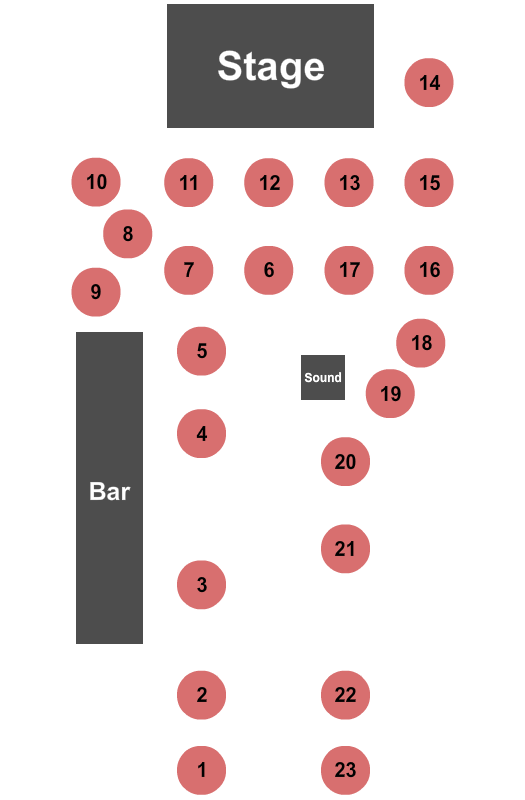 Antone's Nightclub Kevin Russell Seating Chart