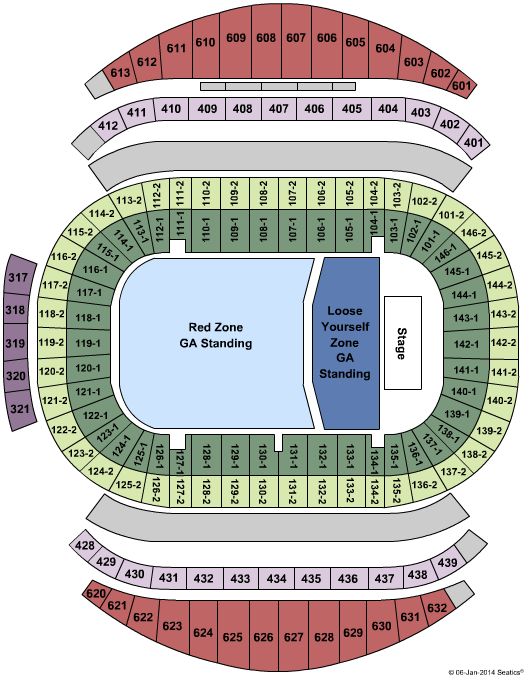 Accor Stadium Eminem Seating Chart