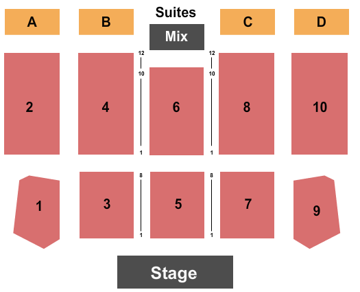 Apache Casino Hotel Charlie Daniels Band Seating Chart