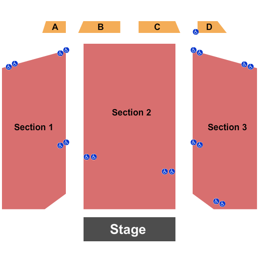 Apache Casino Hotel End Stage Seating Chart