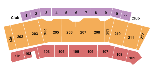 DATCU Stadium DCI Seating Chart