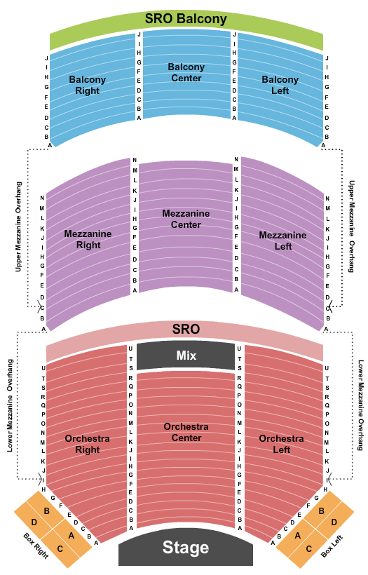 Mainstage at Apollo Theater - New York Seating Chart