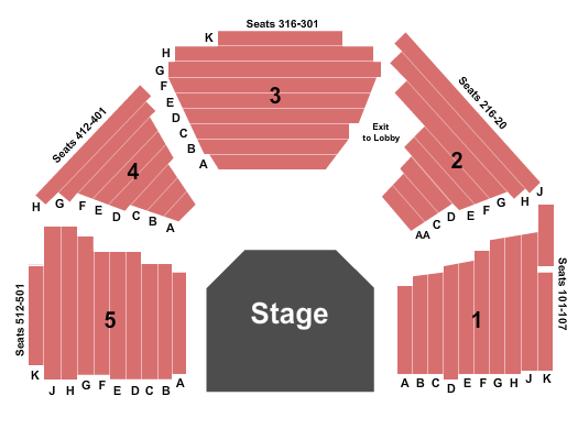 Apollo Theater Main Stage - Chicago Seating Chart