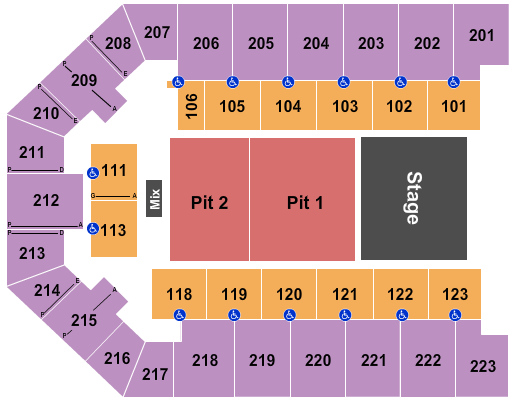 Appalachian Wireless Arena Koe Wetzel Seating Chart