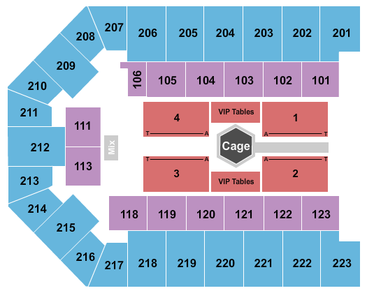 Appalachian Wireless Arena MMA Seating Chart