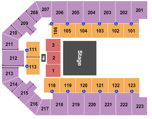 Appalachian Wireless Arena Quarter House 2 Seating Chart