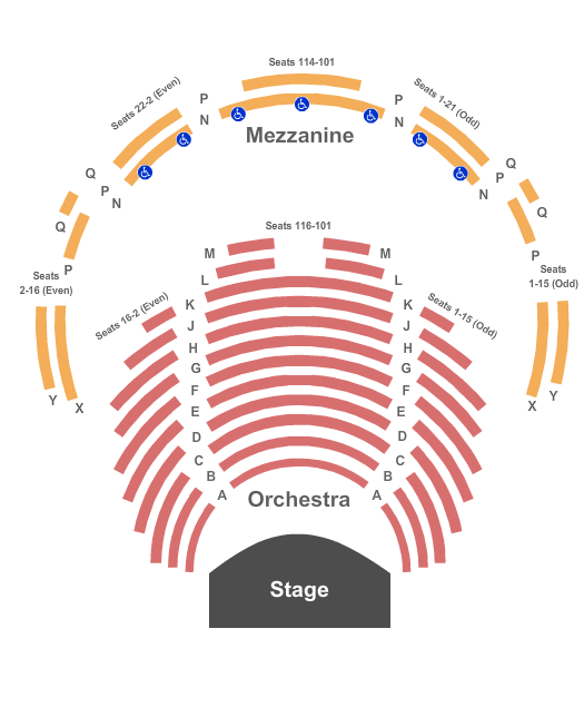 Appel Room at Lincoln Center End Stage Seating Chart