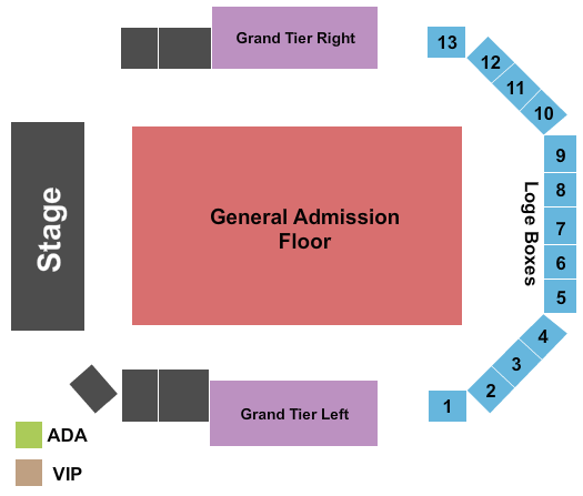 Byline Bank Aragon Ballroom AWOLNATION 2 Seating Chart