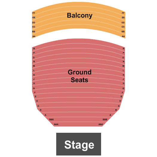 Aratani Theatre End Stage 2 Seating Chart