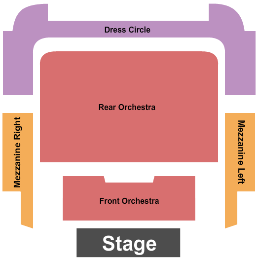 Arcadia Performing Arts Center End Stage Seating Chart