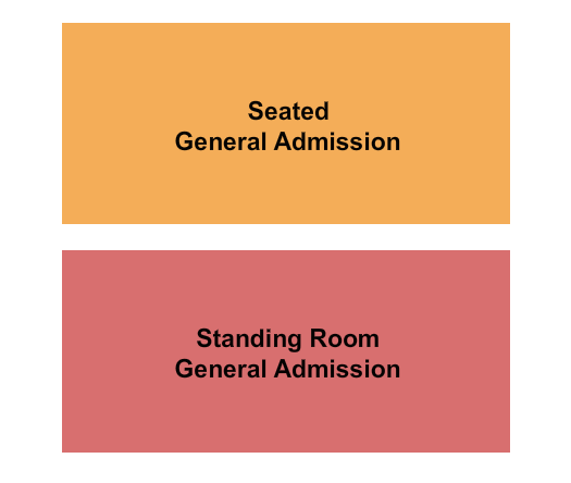 Arcata Theatre Lounge Standing/Seated GA Seating Chart