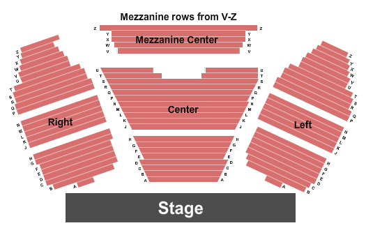 Archer Auditorium Endstage Seating Chart