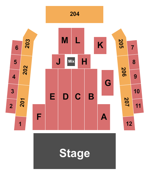 Archer Music Hall Next Event Seating Chart