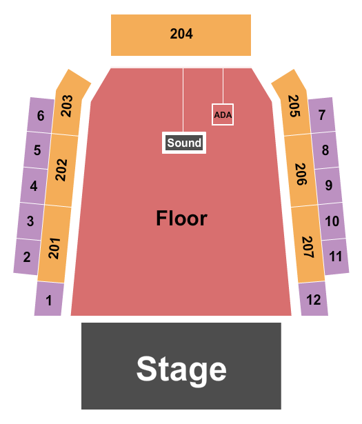 Archer Music Hall Seating Chart