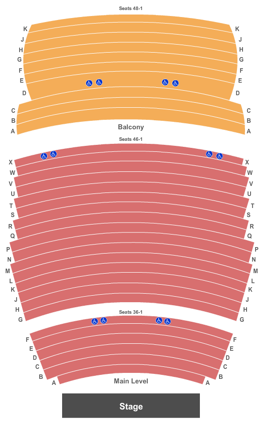 Ardrey Auditorium End Stage Seating Chart