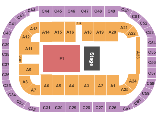 Arena At Ford Idaho Center Brett Michaels Seating Chart