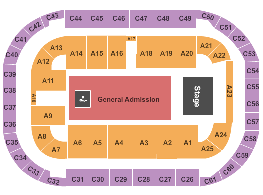 Arena At Ford Idaho Center General Admission Seating Chart