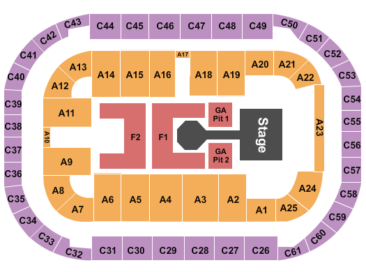 Arena At Ford Idaho Center Luke Bryan Seating Chart