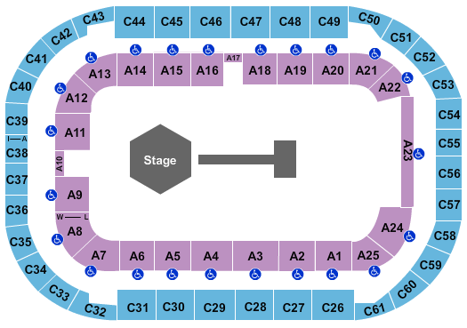 Arena At Ford Idaho Center MMA Seating Chart