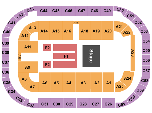 Arena At Ford Idaho Center Mannheim Steamroller Christmas Seating Chart