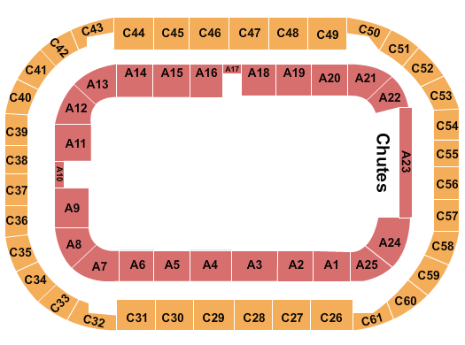 Arena At Ford Idaho Center PBR 2 Seating Chart