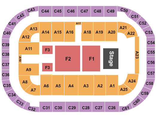 Arena At Ford Idaho Center Seating Chart