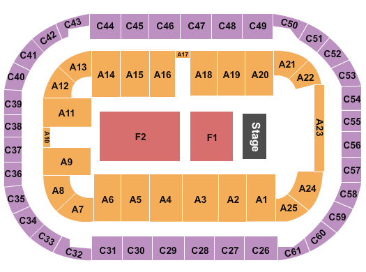 Arena At Ford Idaho Center Tool Seating Chart