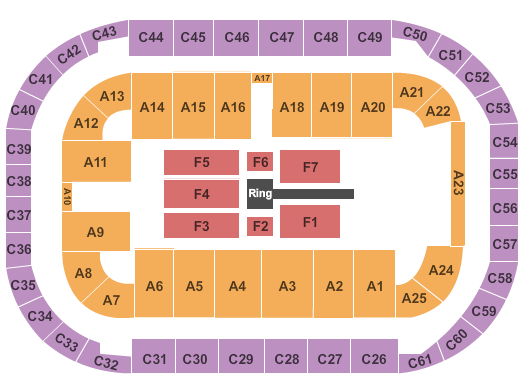 Arena At Ford Idaho Center WWE Seating Chart