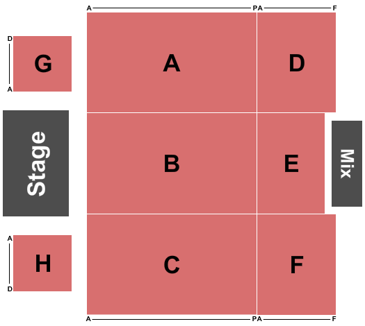 Aria Ballroom At MGM Springfield Endstage-3 Seating Chart