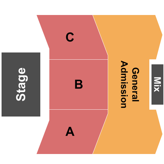 Aria Ballroom At MGM Springfield Endstage/GA Seating Chart