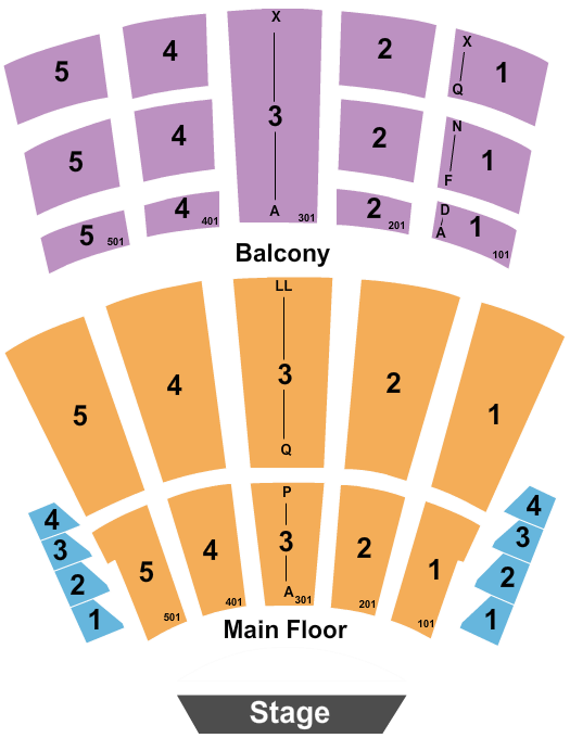 Arie Crown Theater Endstage 2 Seating Chart