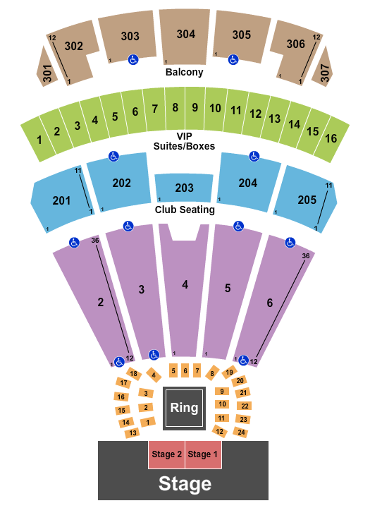 Arizona Financial Theatre MMA Seating Chart