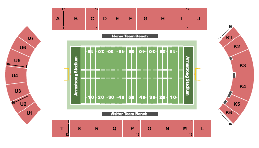 Armstrong Stadium Football Seating Chart