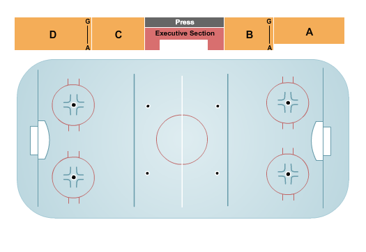 Arrington Ice Arena Hockey Seating Chart