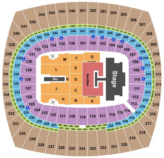 Kenny Chesney Suites Vip Box Tickets