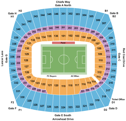 GEHA Field at Arrowhead Stadium Soccer 2 Seating Chart